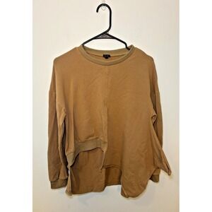 Concept Asymmetrical Crew Neck Sweater Size L Women